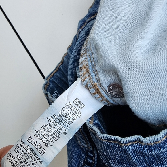 Childrens Place Jeans Boys 16 Blue Skinny Adjustable Waist Med Wash Denim - Picture 6 of 11